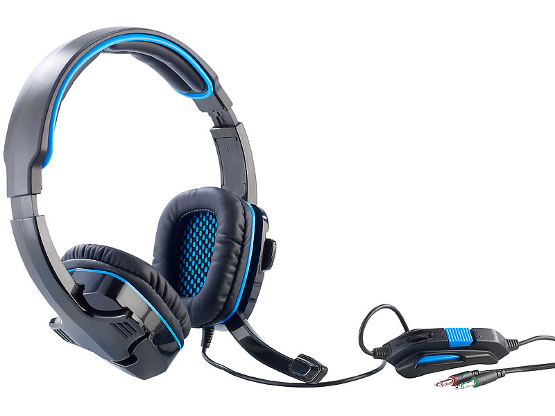 ; Over-Ear-Gaming-Headsets mit Beleuchtungen 