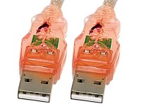 Mod-it USB2.0 Flash Kabel rot, 1,8m A-Stecker/A-Buchse