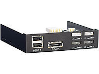 Mod-it 4 Kanal Lüftersteuerung mit USB & eSATA-Anschluss schwarz
