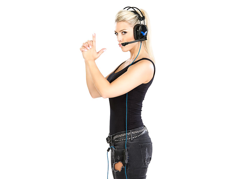 ; Headsets mit Mikrofonen Headsets mit Mikrofonen 