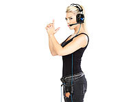 ; Headsets mit Mikrofonen Headsets mit Mikrofonen 